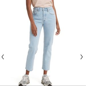 LEVI 501 CROPPED JEANS